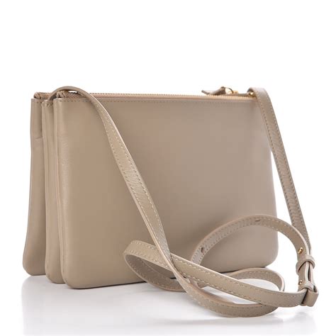 celine trio bag beige|Celine small trio crossbody bag.